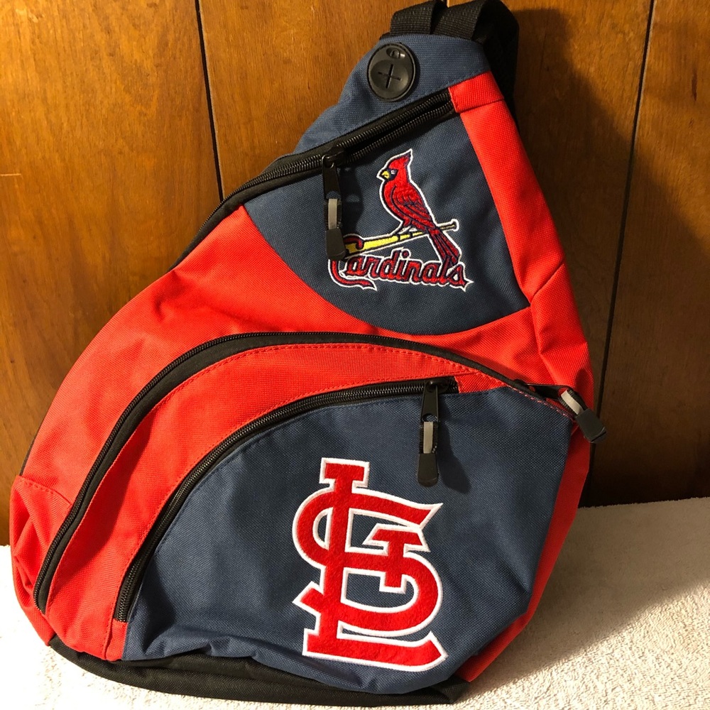 Cardinals baseball single strap backpack